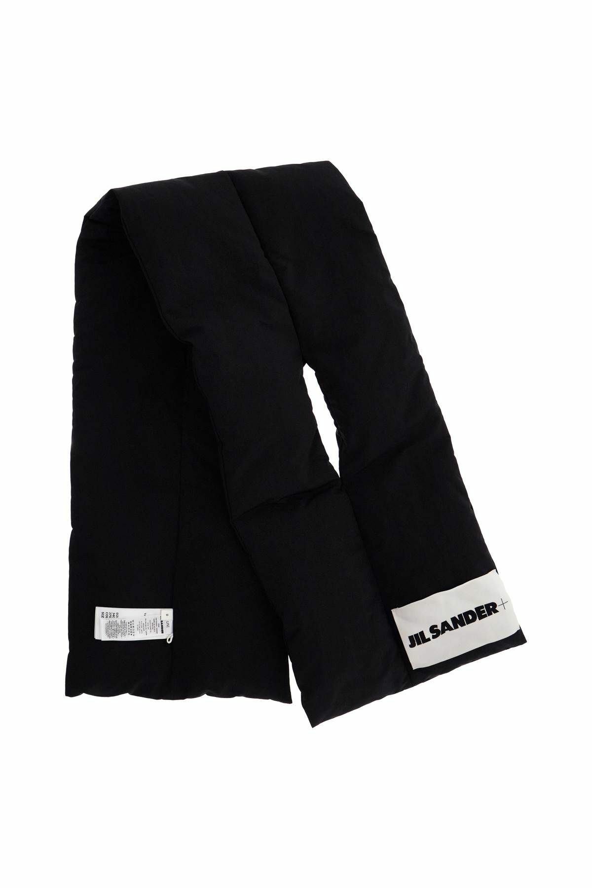 JIL SANDER padded scarf Black