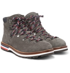 Moncler - Peak Suede Hiking Boots - Gray