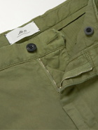 Mr P. - Cotton and Linen-Blend Chinos - Green