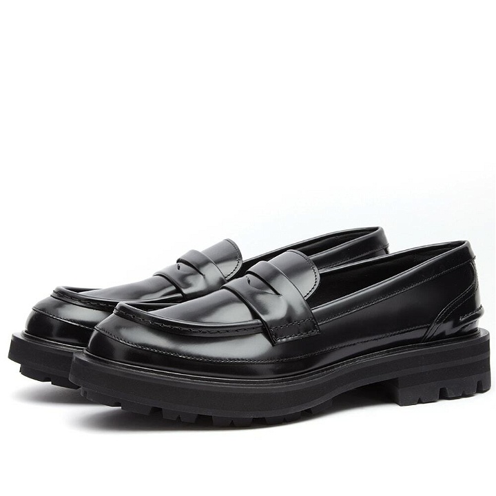 Photo: Alexander McQueen Men's Chunky Leather Loafer in Black