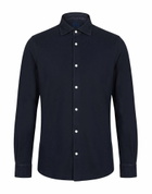Fedeli Mens Shirt in Midnight blue