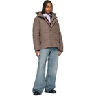 Canada Goose Taupe 'Black Label' Wyndham Down Jacket