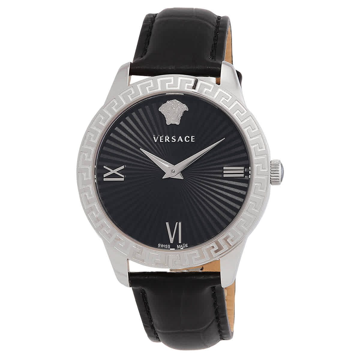 Versace Logo Black Ladies Watch! New Versace Palazzo Empire Quartz Black Dial Ladies Watch  main image 2
