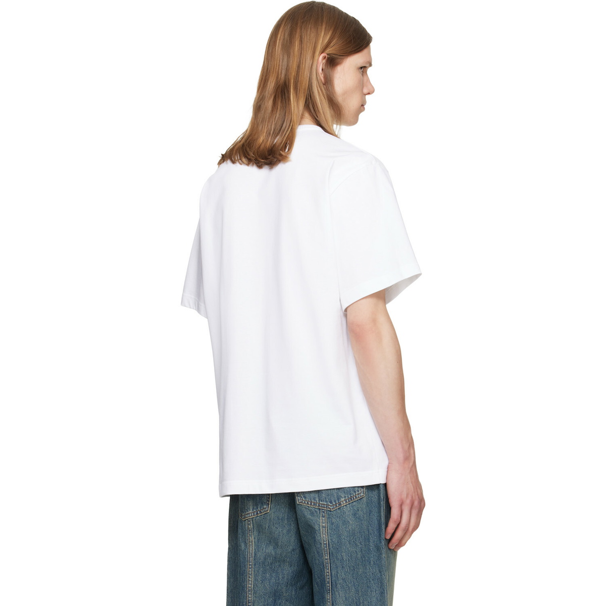 Helmut Lang White Varsity T-shirt