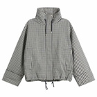 Barbour Women's Bronwyn Check Showerproof Jacket in Navy Gingham