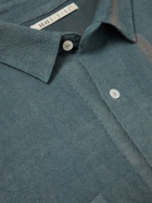 11.11/eleven eleven - Hand-Painted Merino Wool Shirt - Blue