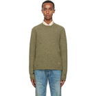 Gucci Green Wool Square G Sweater