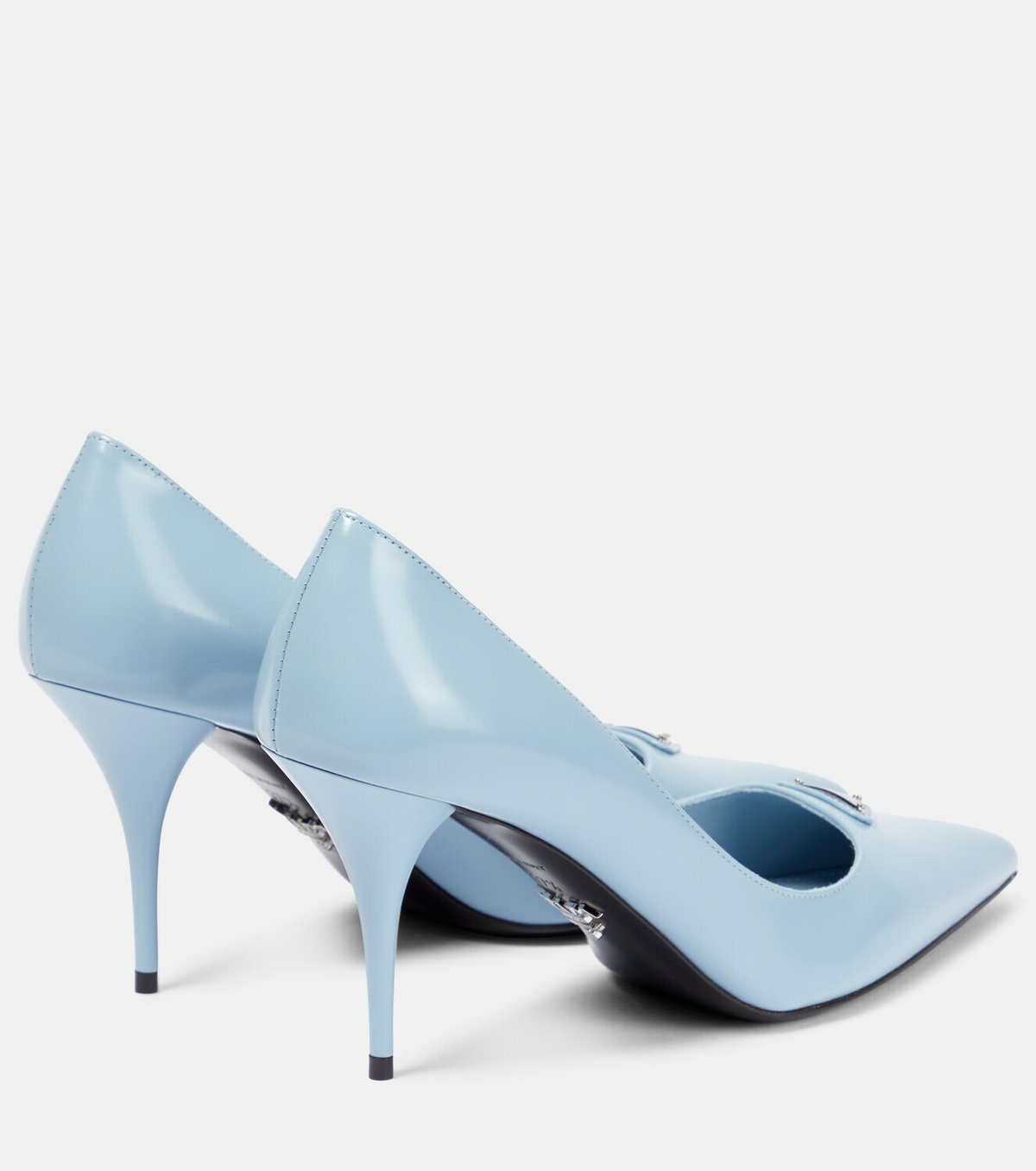 シューズ・サンダルその他 PRADA Woman Pumps Blue 1I484NFA085049 F0008 Prada Satin Silk Pumps | Sendegaro US