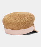 Roger Vivier Broche Vivier newsboy cap