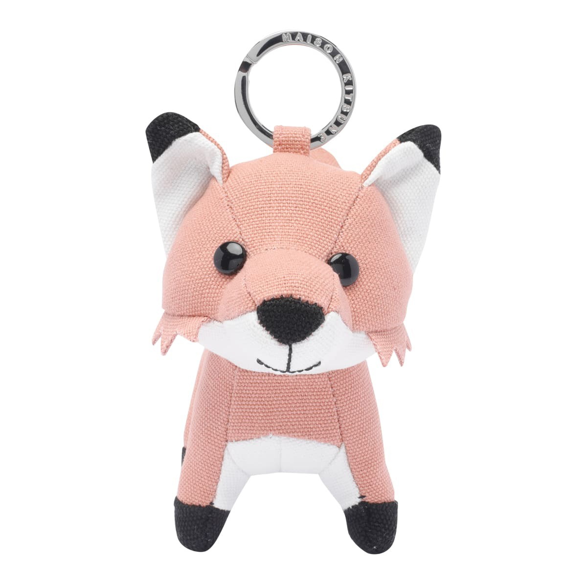 Maison Kitsuné Silver Bold Fox Head Metal Keychain Maison