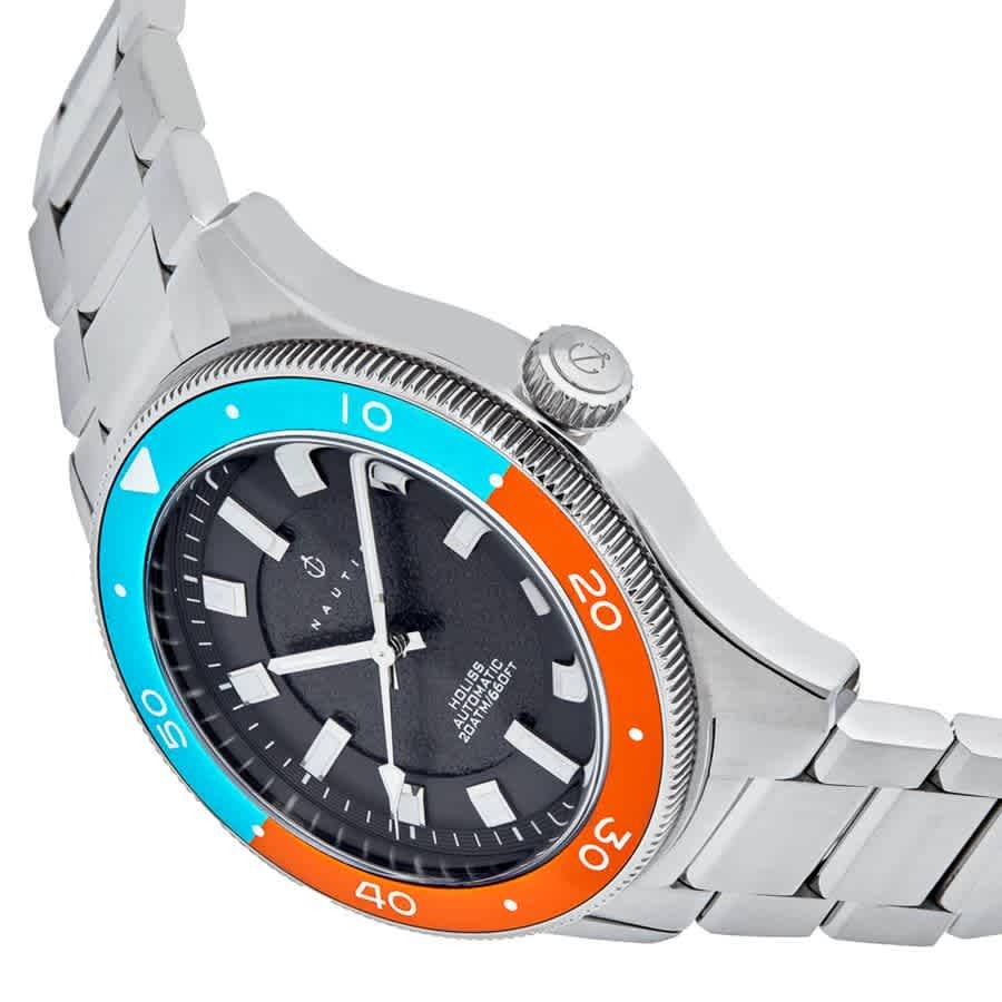 Nautis Holiss Black Dial Mens Watch NAUN103-4