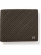 Dunhill - Contour Logo-Print Embossed Leather Billfold Wallet