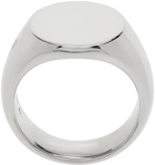 Tom Wood Silver Polished Oval Ring