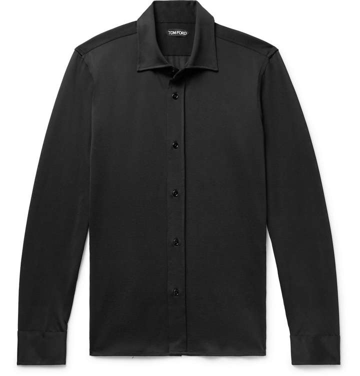 Photo: TOM FORD - Jersey Shirt - Black