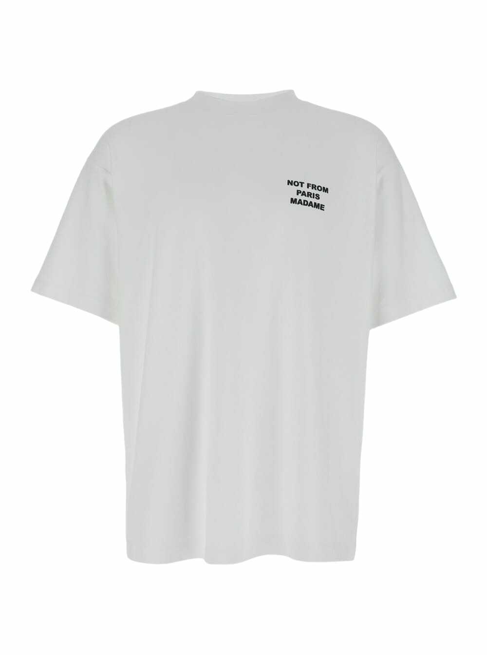 Tシャツ・カットソー DROLE DE MONSIEUR Men T Shirts TS261 CO002TAUPE GREY Drôle De Monsieur Gray 'Le T-Shirt Drôle Sport' T-Shirt