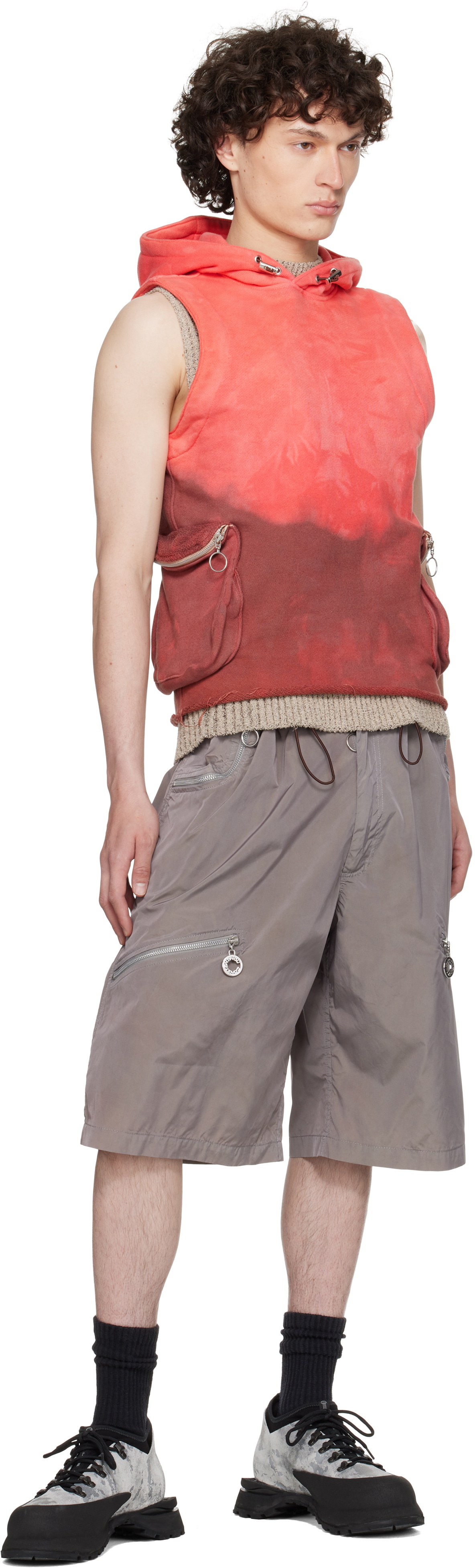 Charlie Constantinou SSENSE Exclusive Gray Nylon Essential Shorts