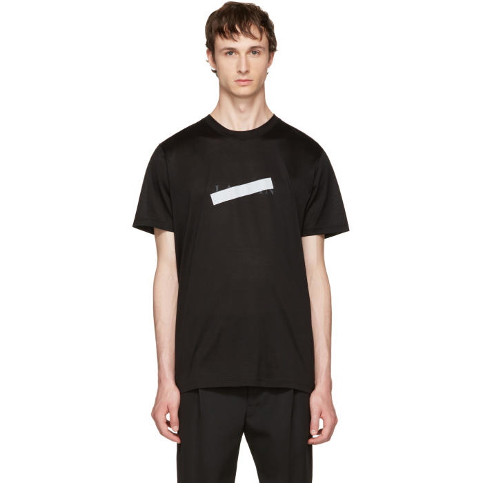 Photo: Lanvin Black Logo T-Shirt