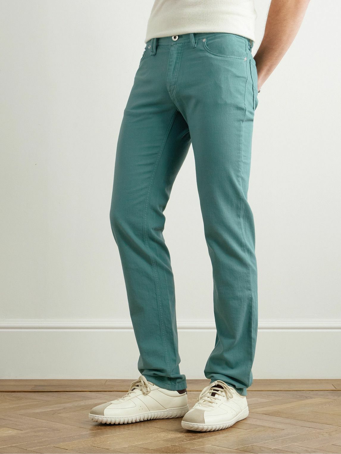 Brioni - Meribel Slim-Fit Straight-Leg Jeans - Blue