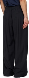 LE17SEPTEMBRE Navy Elasticized Wide Trousers