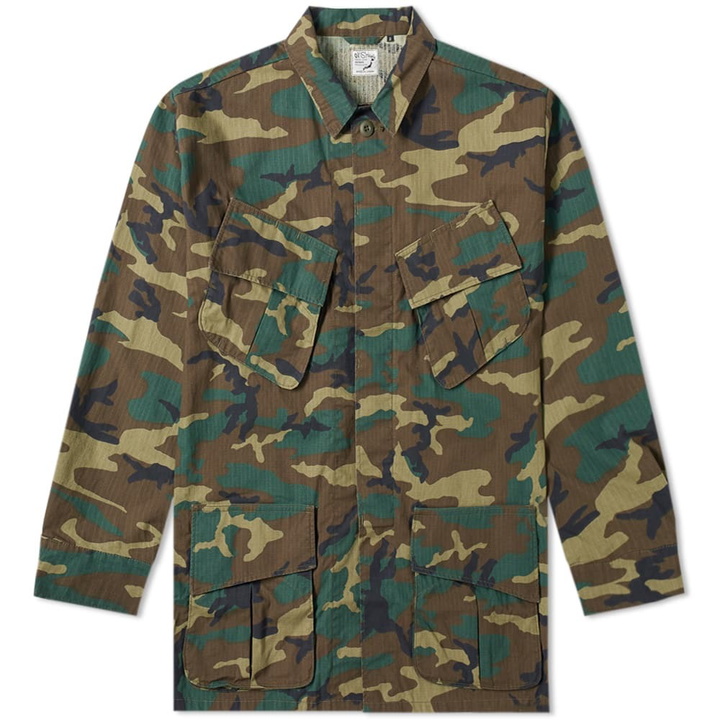 Photo: orSlow US Army Tropical Jacket Woodland Camo