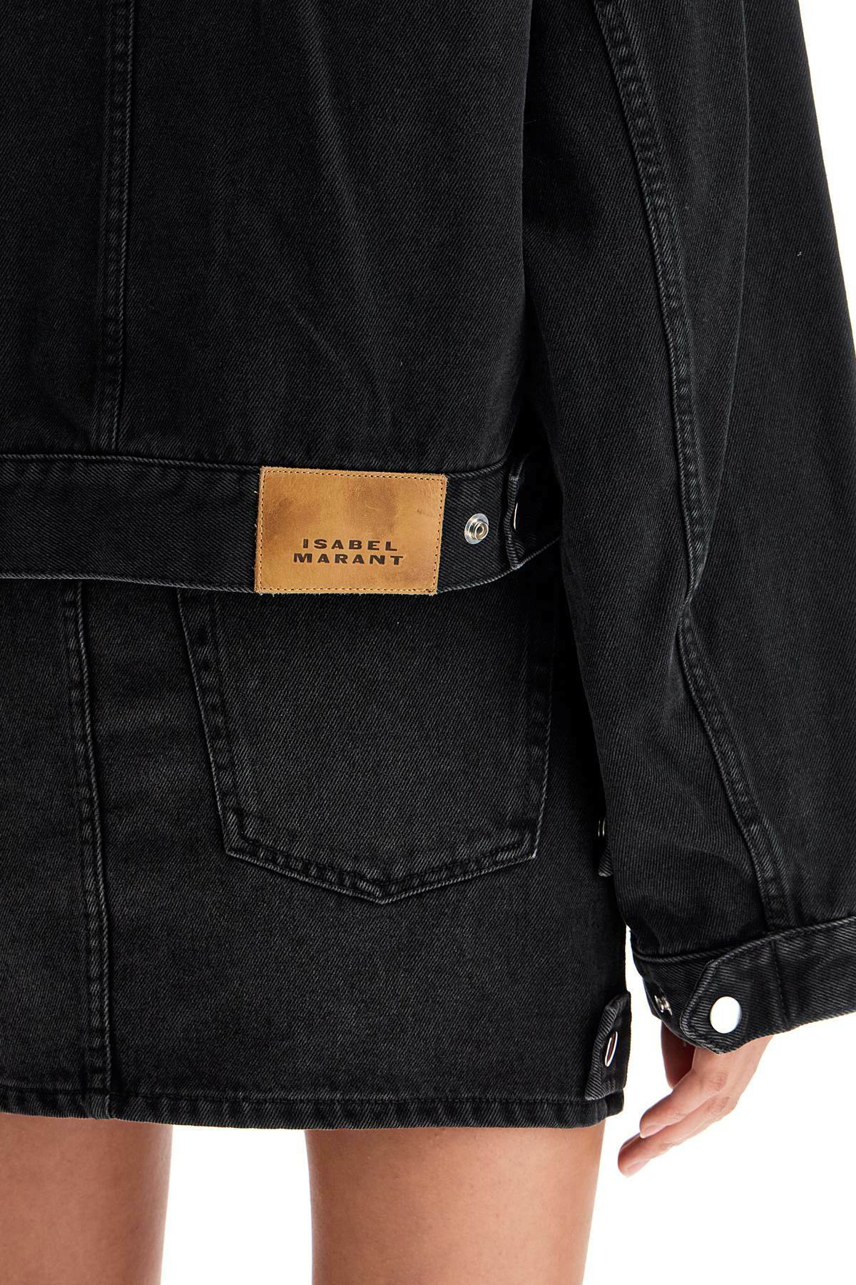 ISABEL MARANT クロップドジャケット ブラック AXELINE TOP Woman black | ISABEL MARANT Official online store