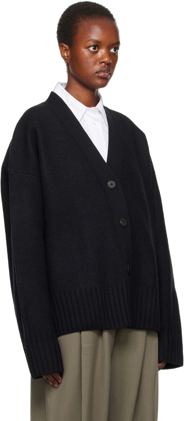 Studio Nicholson Navy Sake Cardigan Studio Nicholson