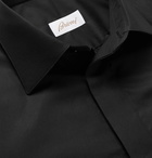 Brioni - Slim-Fit Cotton-Twill Shirt - Men - Black