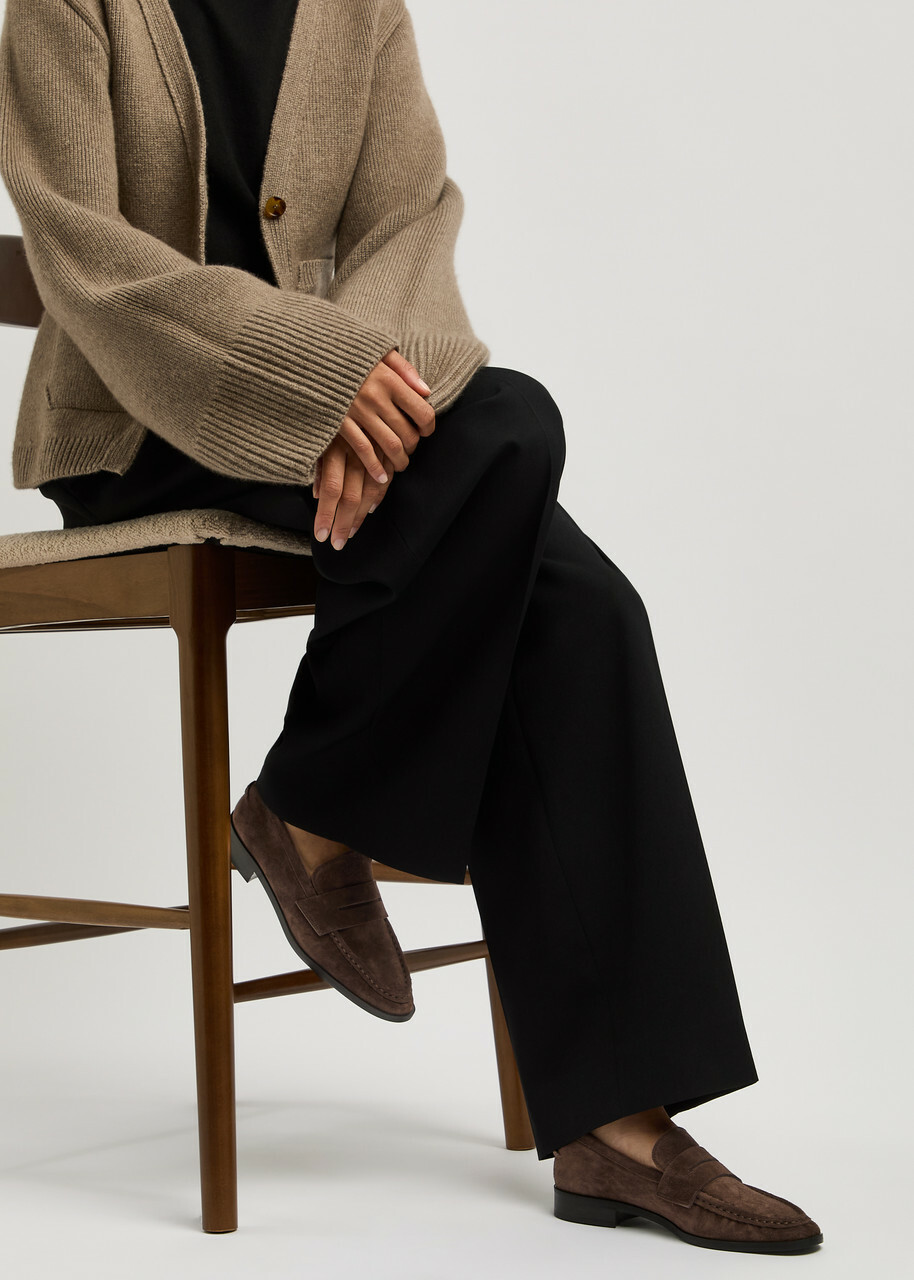 Atp Atelier Airola Suede Loafers Brown