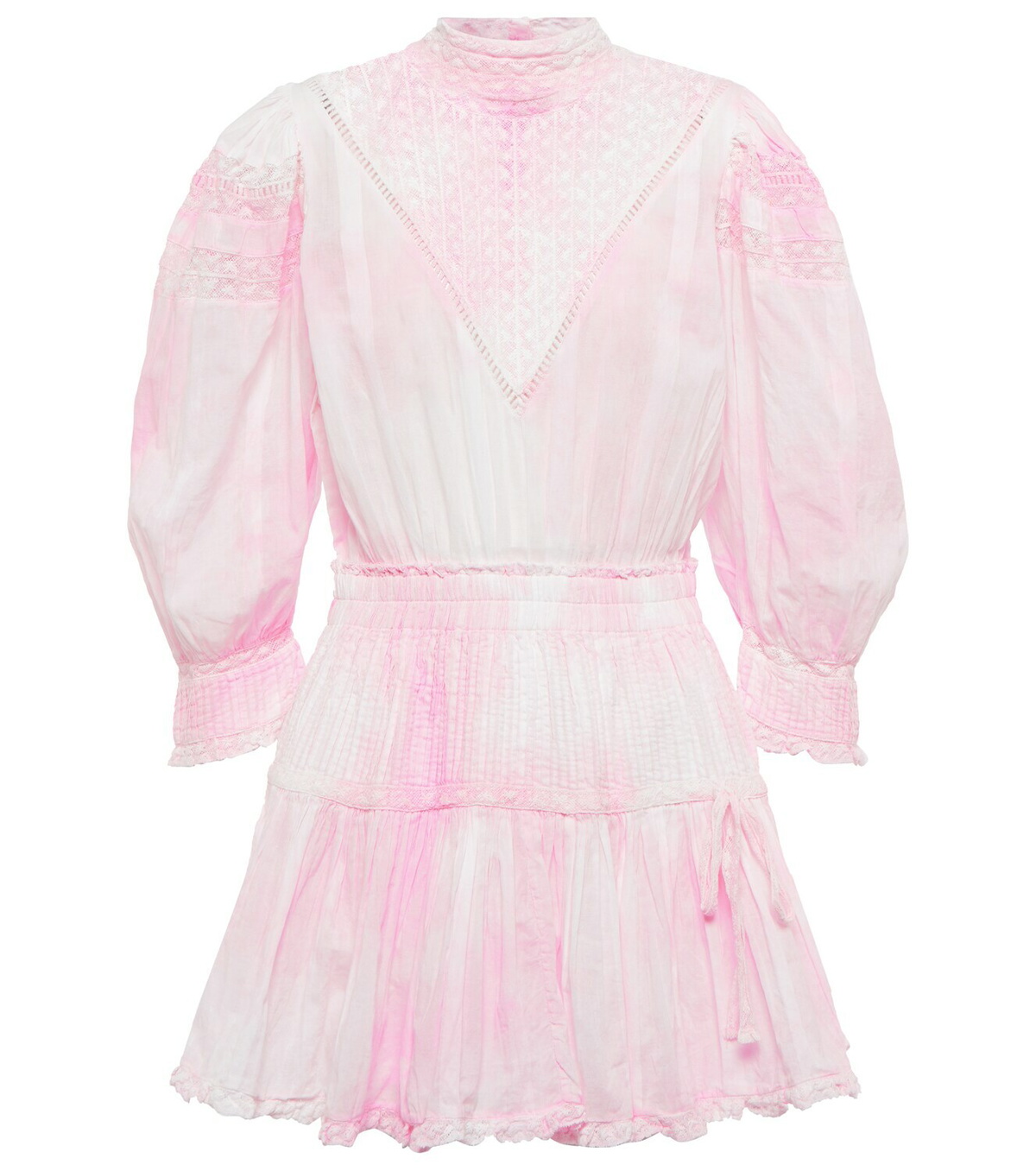 LoveShackFancy Viola tie-dye cotton minidress
