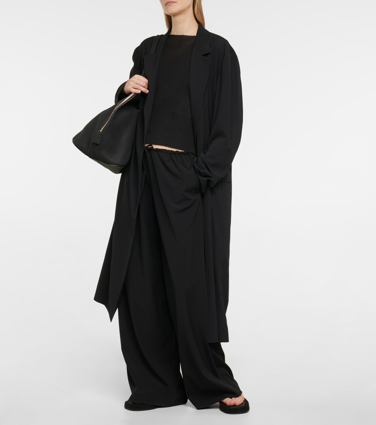 【関税・送料込み】The Row Barrie wool wide-leg pants The Row Barrie wide-leg wool pants The Row
