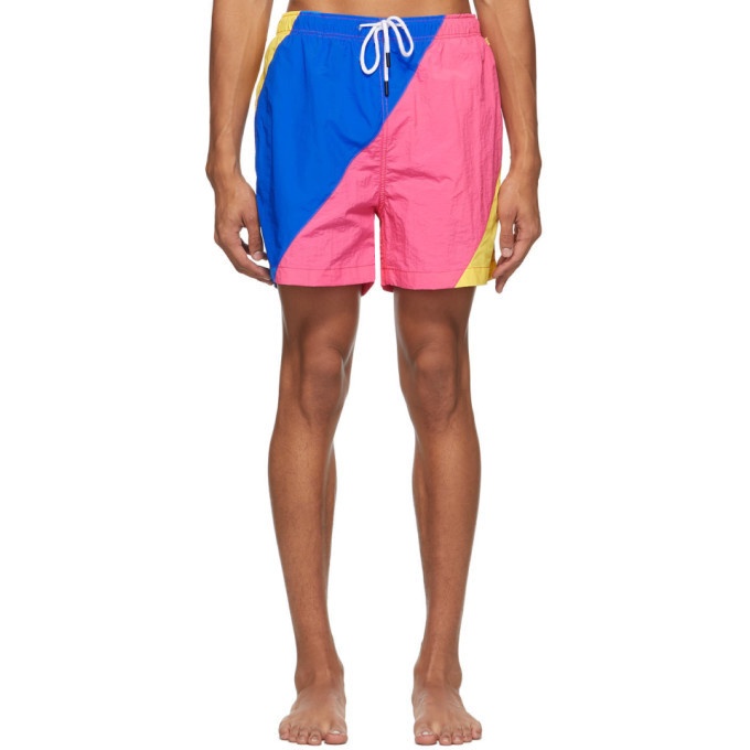 Photo: Solid and Striped Multicolor The Classic Colorblock Swim Shorts