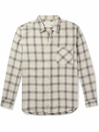 Remi Relief - Checked Cotton-Flannel Shirt - Neutrals