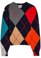 JW Anderson Pringle Crew-neck Argle Wool Jumper Multicoloured 1