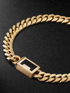 VARON - Malo Gold-Plated Onyx Chain Bracelet - Gold