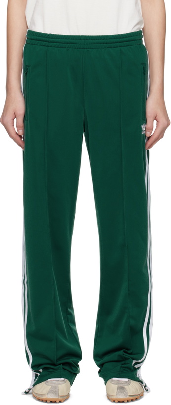 Photo: adidas Originals Green Adicolor Classics Firebird Track Pants