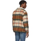 Levis Made and Crafted Brown Wool Sherpa Ranch Coat