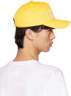 Dsquared2 Yellow 'Be Icon' Baseball Cap