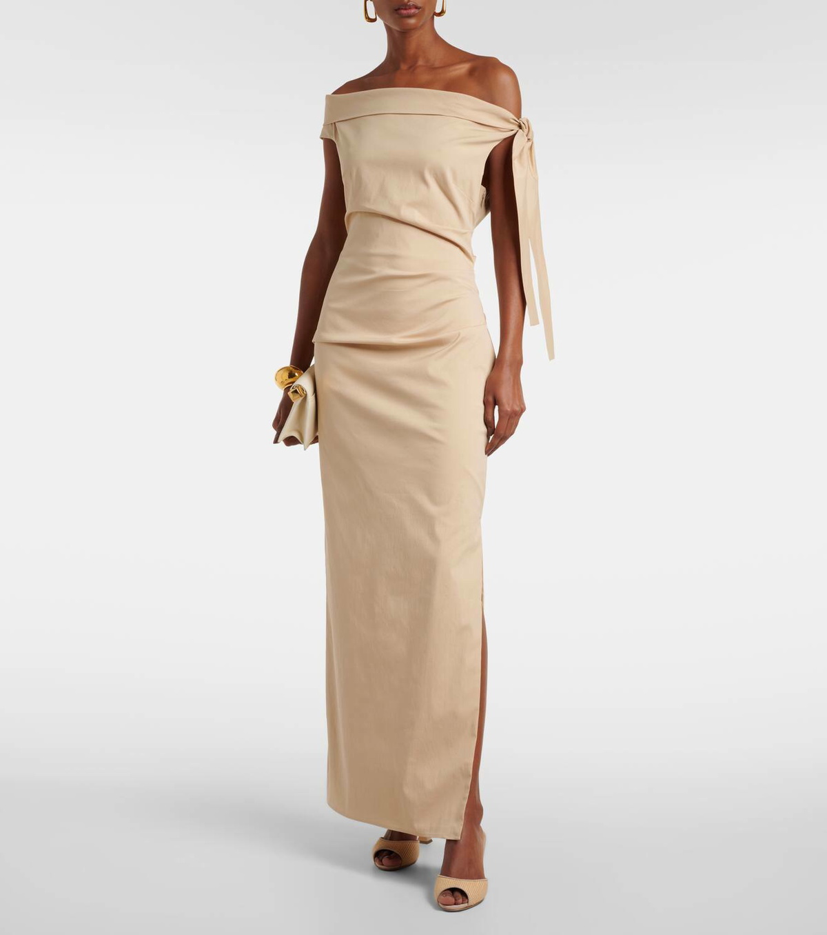 Manolo Blahnik Jadara 70 raffia mules Manolo Blahnik