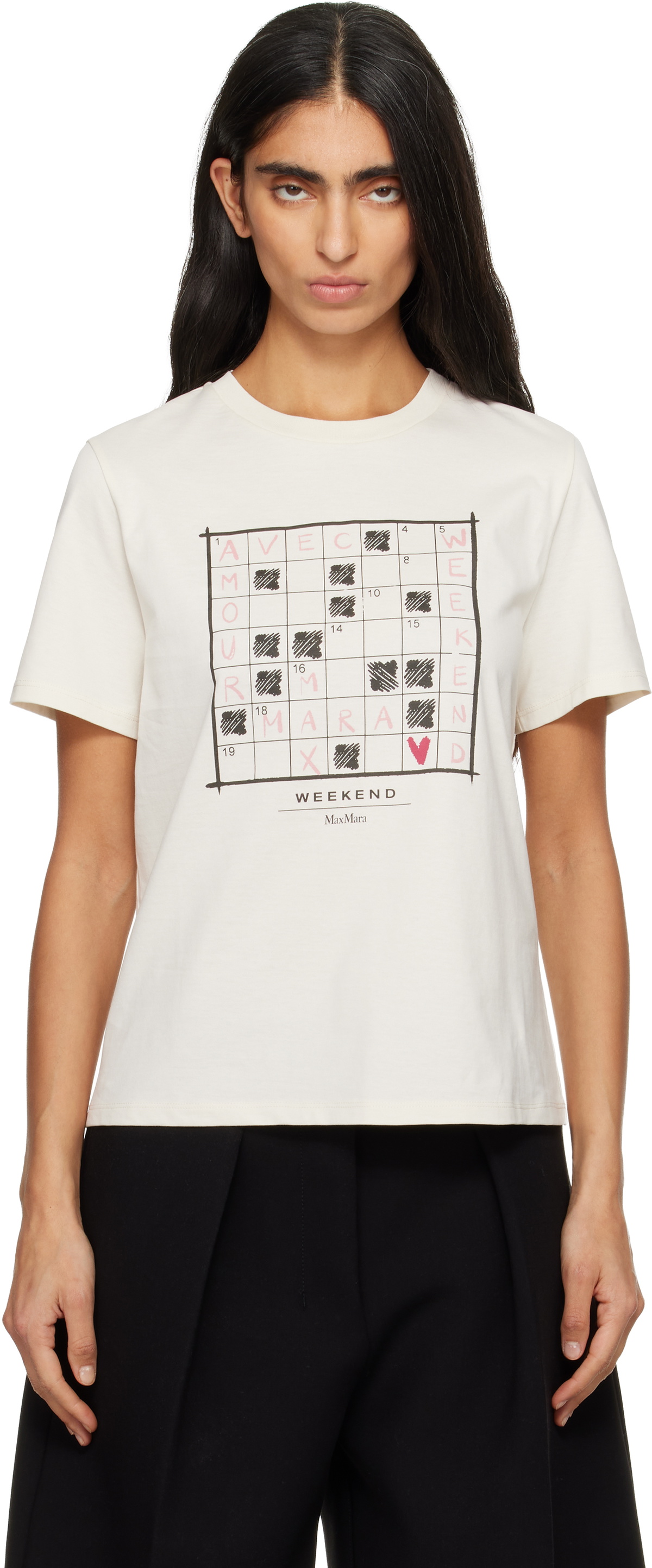 Weekend Max Mara Off-White Clown T-shirt