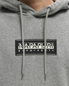 Napapijri B-BOX LOGO H Grey Mens Hoody