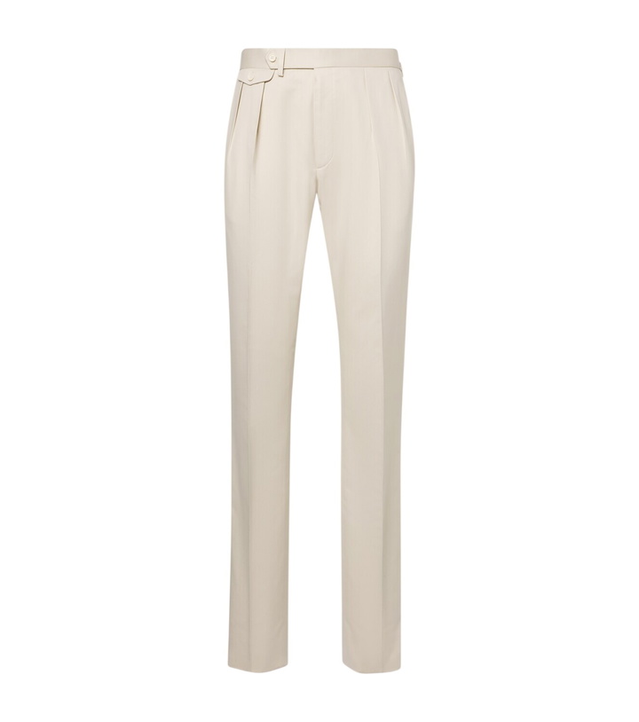 Photo: Ralph Lauren Purple Label Gregory silk tapered pants