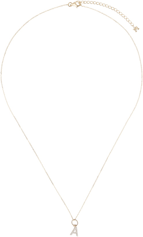 Photo: Mateo Gold Diamond Initial Necklace, A–Z