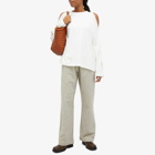 Baserange Women's Pin Long Sleeve Top in Undyed