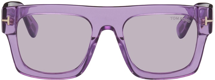 Photo: TOM FORD Purple Fausto Sunglasses