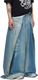 LU'U DAN Blue CLOT Edition MAXI X MAXI X MAXI Jeans