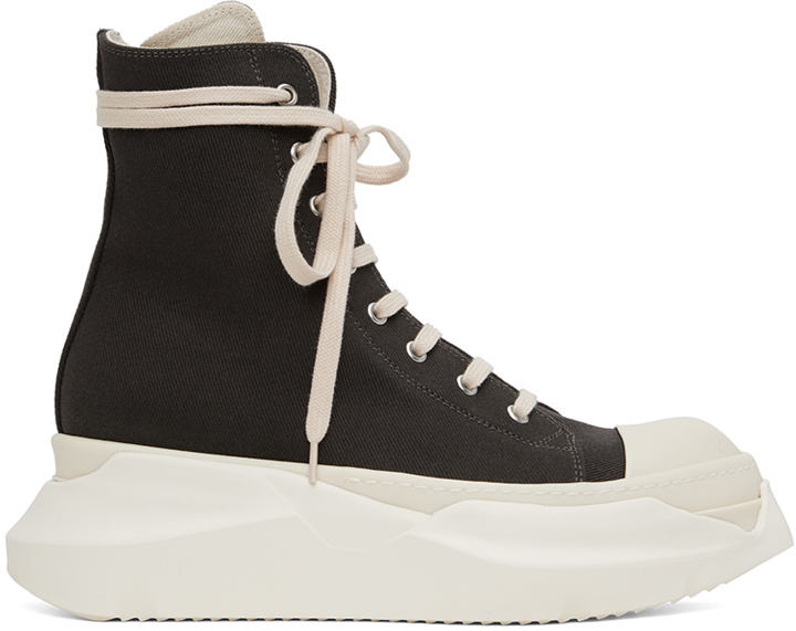 Photo: Rick Owens Drkshdw Gray Abstract Sneakers