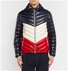 Moncler - Palliser Slim-Fit Colour-Block Quilted Shell Hooded Down Jacket - Navy