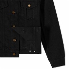Saint Laurent Men's Classic Denim Jacket in Worn Black