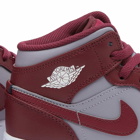 Air Jordan 1 Mid GS Sneakers in Cherrywood Red/White