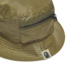 A Bathing Ape Men's Military Pocket Hat in Olive Drab